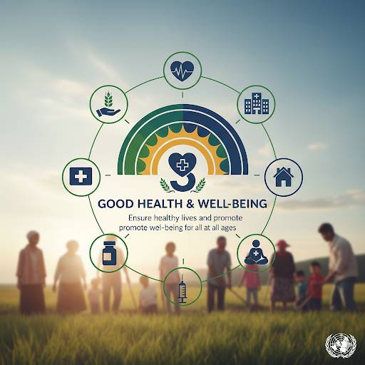 SDGs 3=GOOD HEALTH AND WELLBEING.
I feel it is actually possible to completely eradicate diseases if...