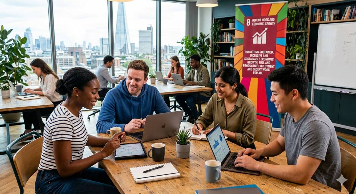 SDGS 8=DECENT WORK AND ECONOMIC GROWTH
Providing a decent work environment is very essential both t...