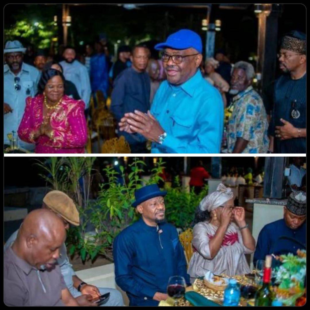 Nyesom Wike, FCT Minister and the Indisputable 001 of PDP for now, received the Rivers state APC Con...