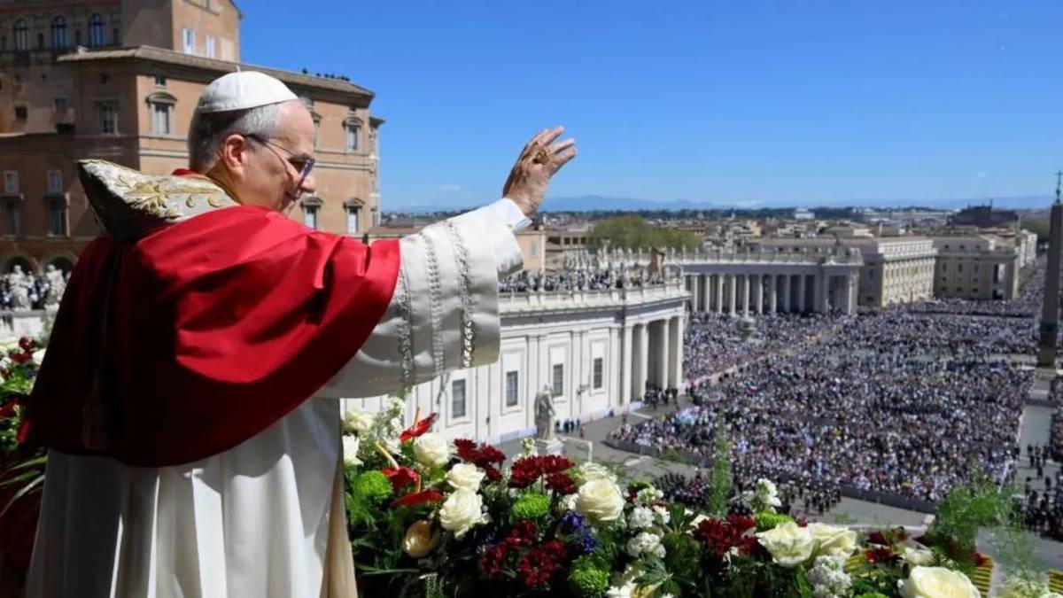 Pope Leo XIV first Easter "Urbi et Orbi”- message for peace, focusing on the themes of disarmament a...