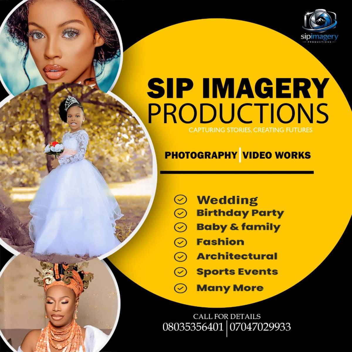 ๐ธ Need a photographer that delivers QUALITY?
SIP Imagery Productions is your plug for:
โ Weddings...