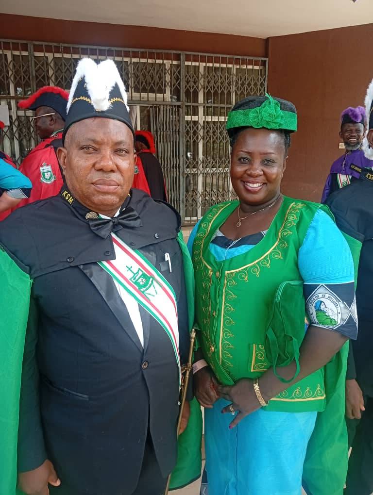 It ended in praise.
2nd degree investiture of knights of St Mulumba Nigeria.