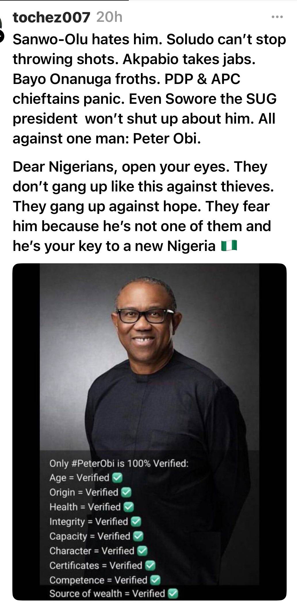 Post by Chinedu