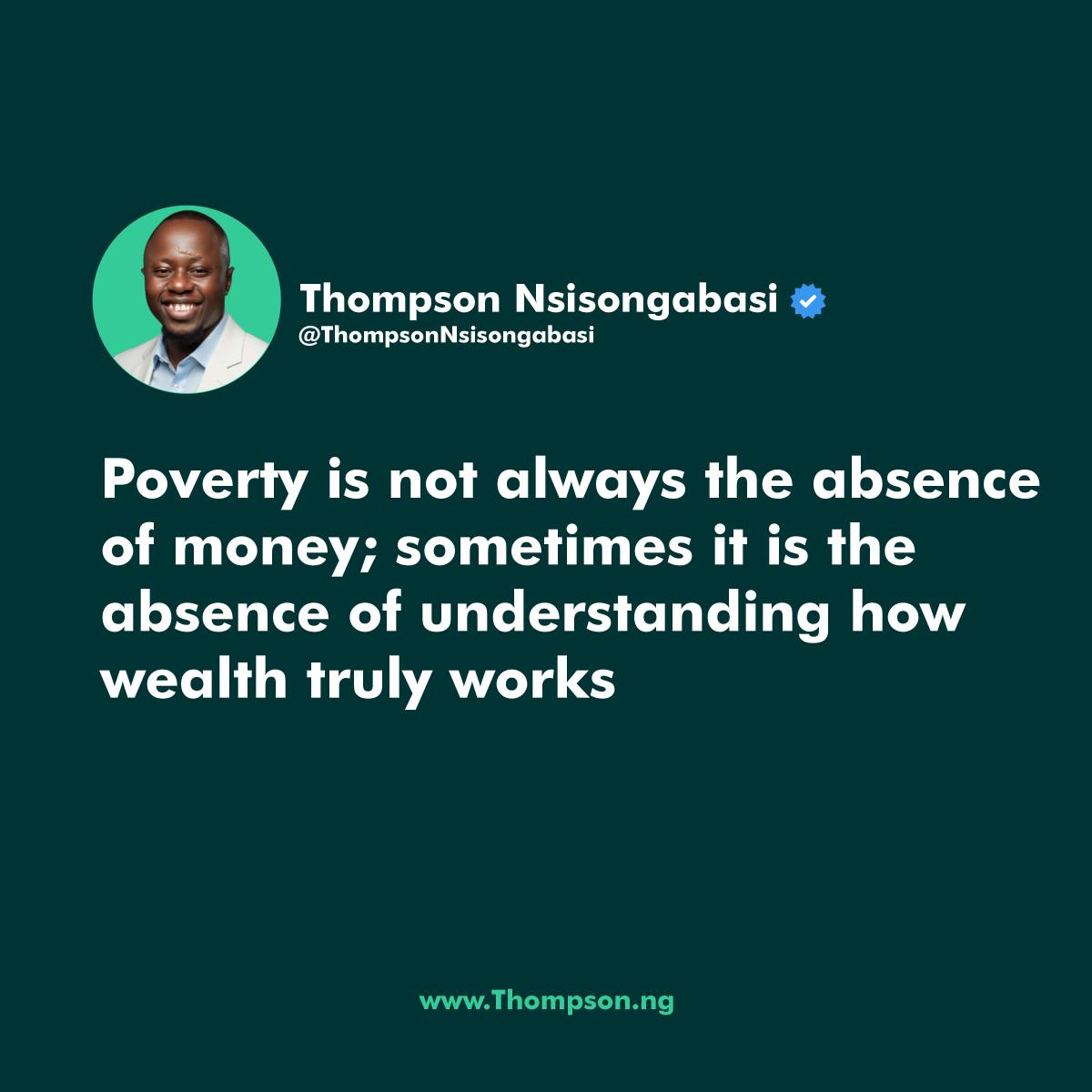Post by Thompson Nsisongabasi