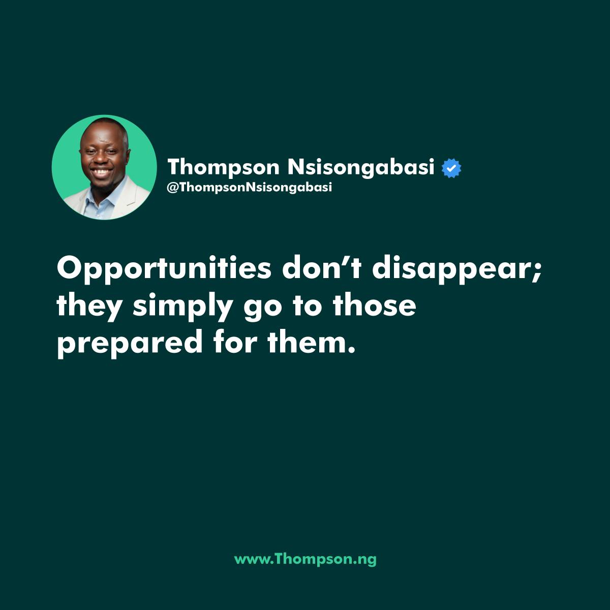 Post by Thompson Nsisongabasi