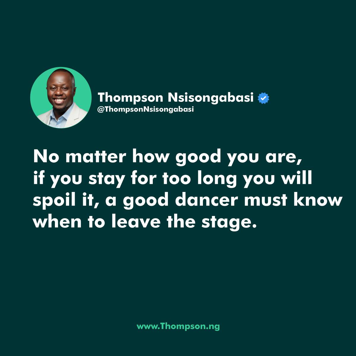 Post by Thompson Nsisongabasi