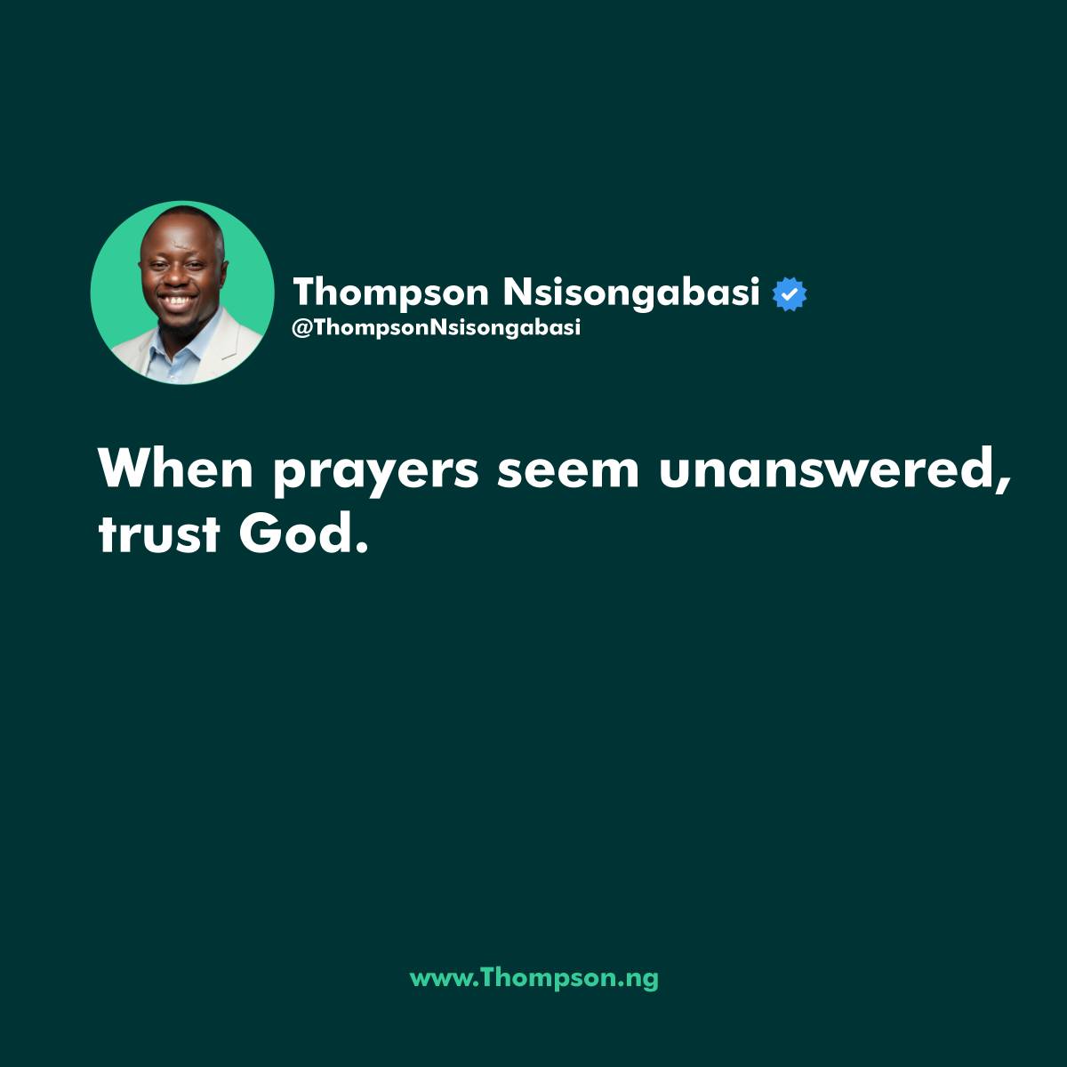 Post by Thompson Nsisongabasi