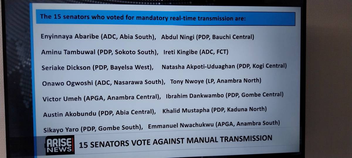 No single APC senator