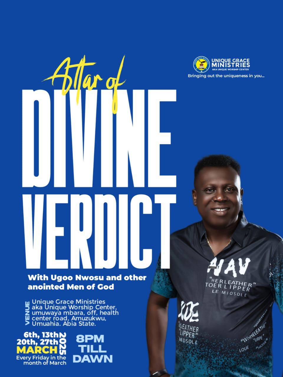 Pray, Plan and Attend
