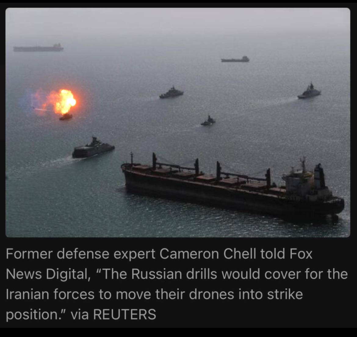 WAR clamors as IRAN re-positioned strike drones and other military assets under the cover of joint d...