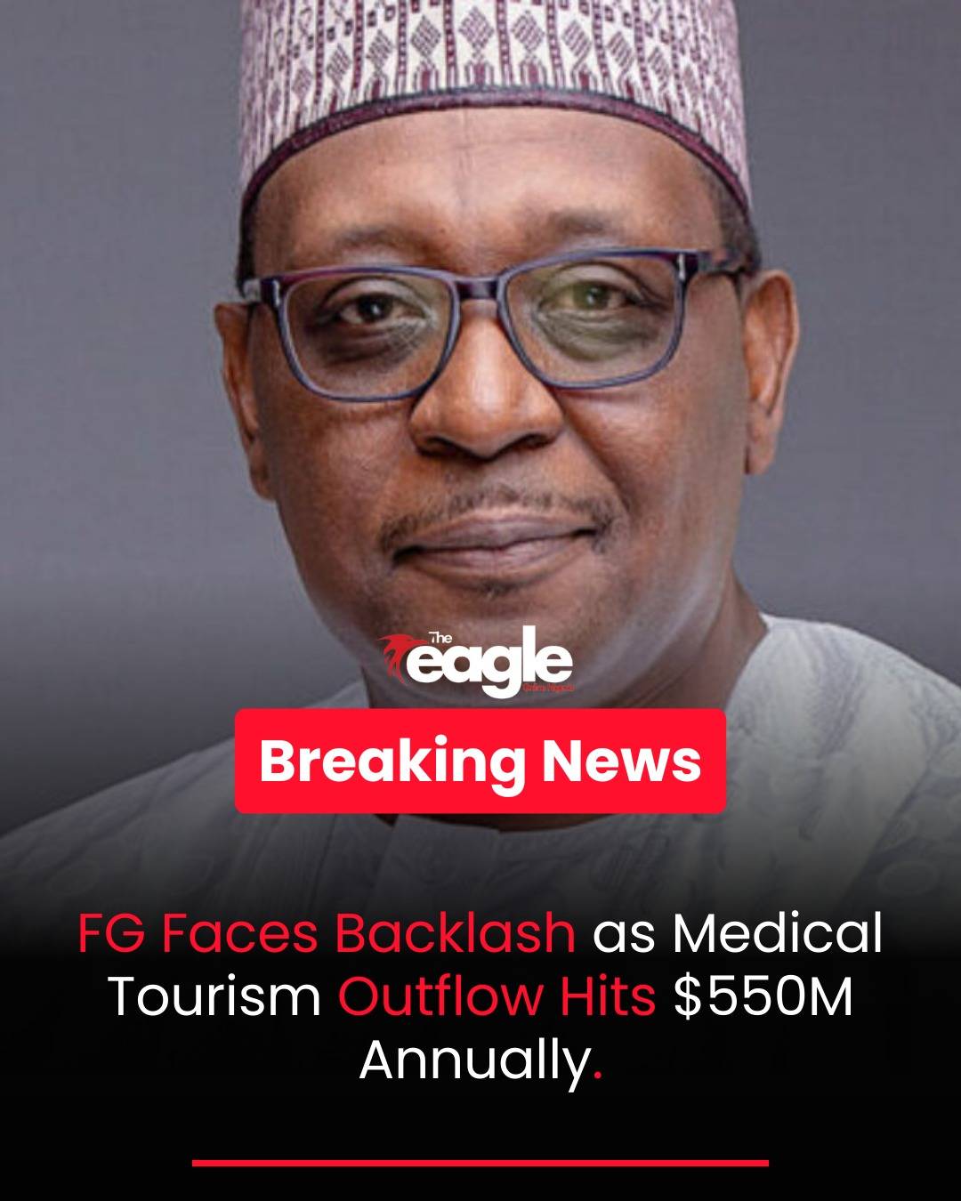 The Federal Government has come under criticism as foreign exchange outflow for health-related trave...