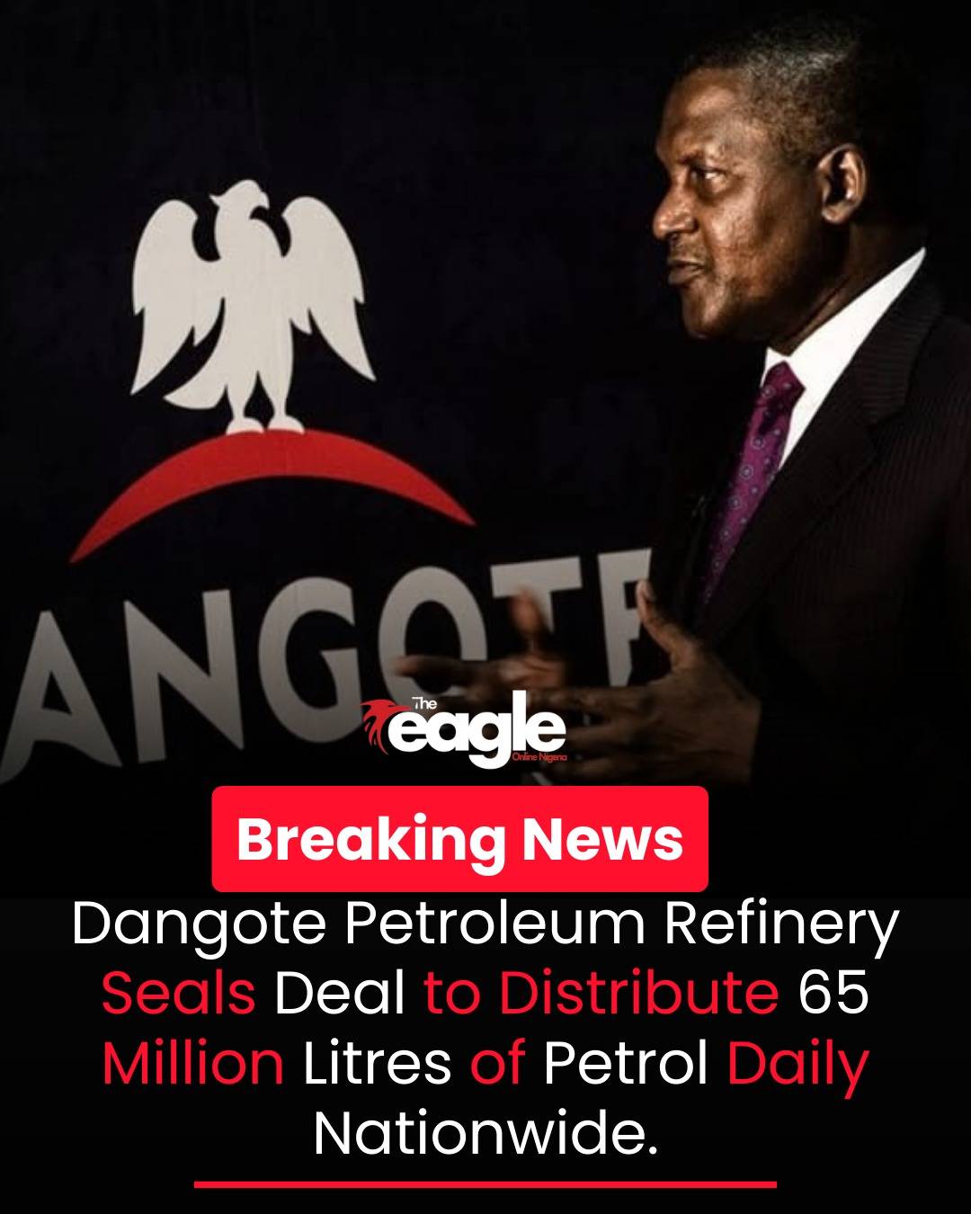 Dangote Refinery Seals Deal to Supply Up to 65m Litres of Petrol Daily Nationwide
Dangote Petroleum...