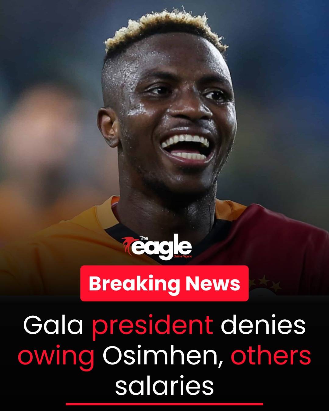 Gala president denies owing Osimhen, others salaries
#theeagleonlinenigeria
#Galatasaray #Osimhen #...