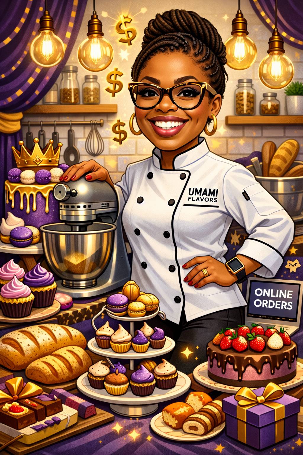 I created a caricature picture of me.
