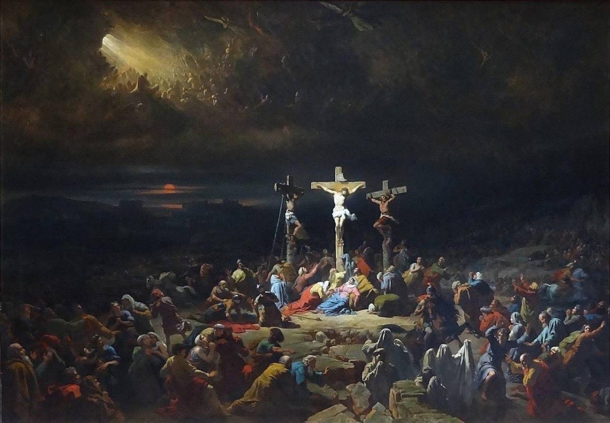 We adore you, o Christ, and we praise you. Because by your holy cross, you have redeemed the world.