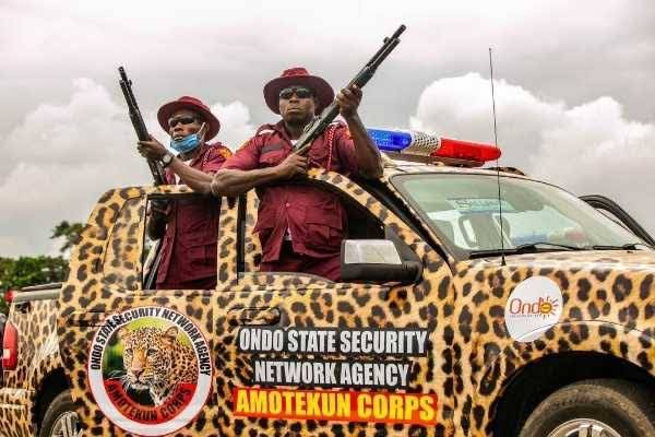 BREAKING NEWS: Operatives of the Ondo State Security Network Agency, also known as Amotekun, have re...