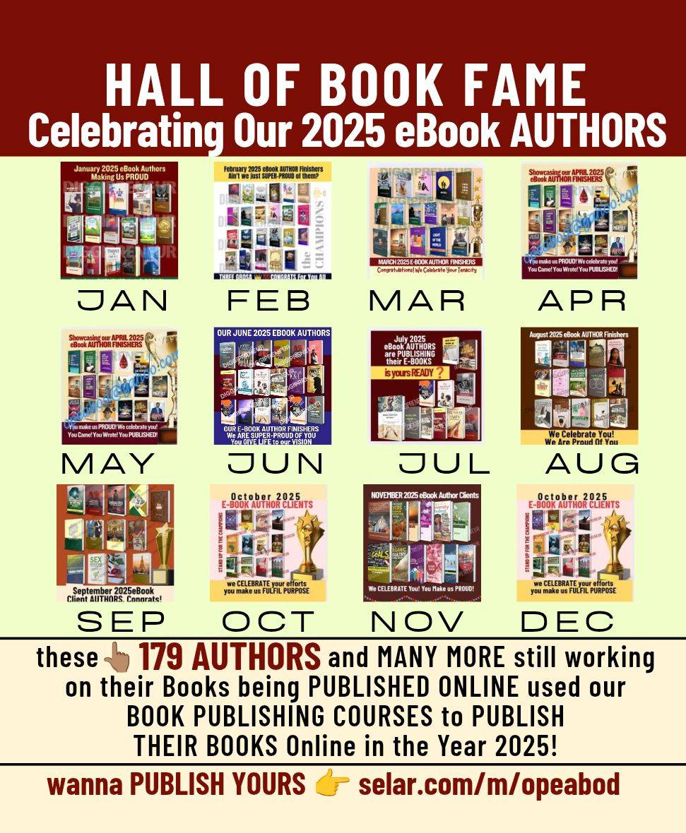 In 2025, over 179 AUTHORS PUBLISHED their Books ONLINE on Selar using our eBook Publishing Coursesπ...