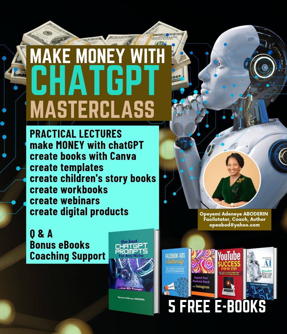 Masterclass coming up
Join us to learn how to MAKE MONEY with ChatGPT👉🏽 tinyurl.com/GptMasterclass...