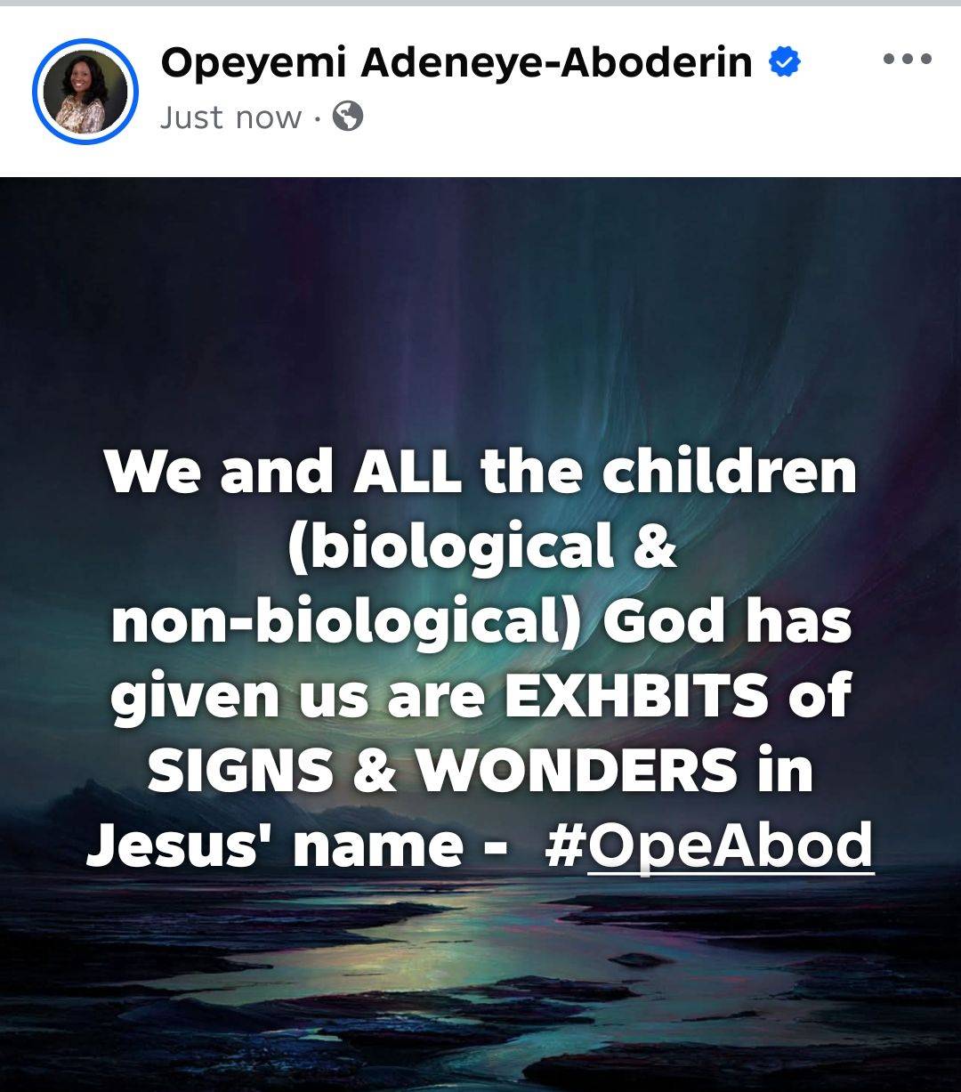 Post by Opeyemi Adeneye ABODERIN