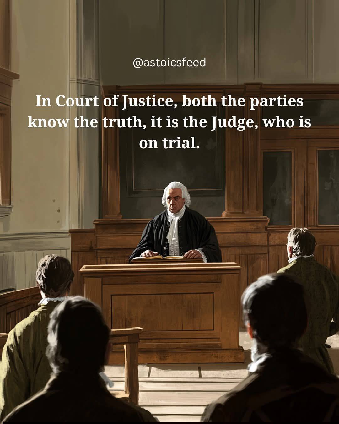 The Trial of Justice and the Justice of Trial