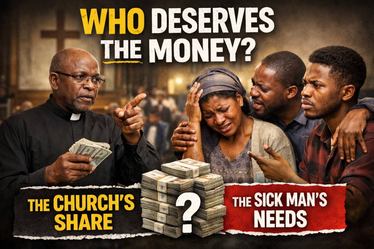 A church recently raised ₦960,000 for a member who was very sick. His hospital bill was ₦210,000 an...