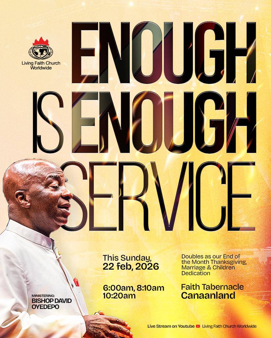 Join us this coming Sunday and be blessed as you honor the Lord