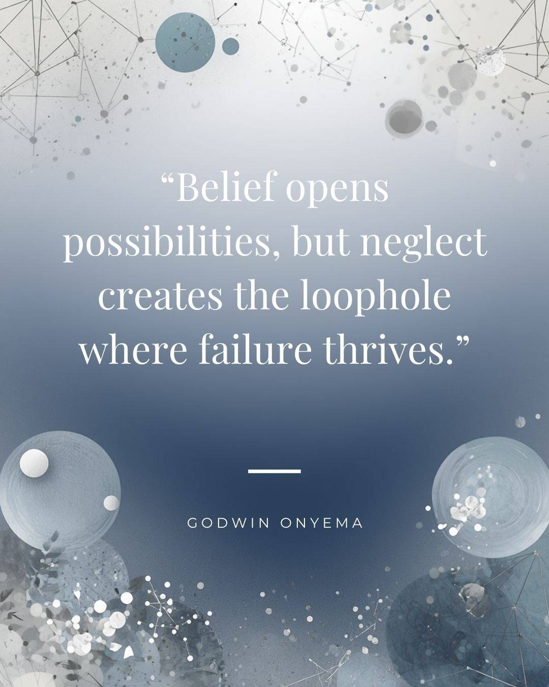 What we believe shapes our actions.