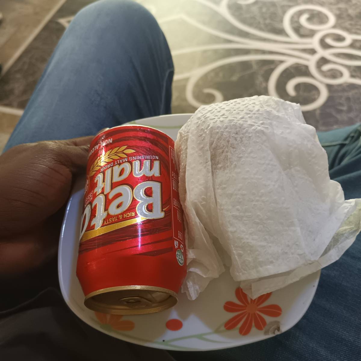 Was at an interview today and for once in my life, was served lunch. We were just the two of us, a g...