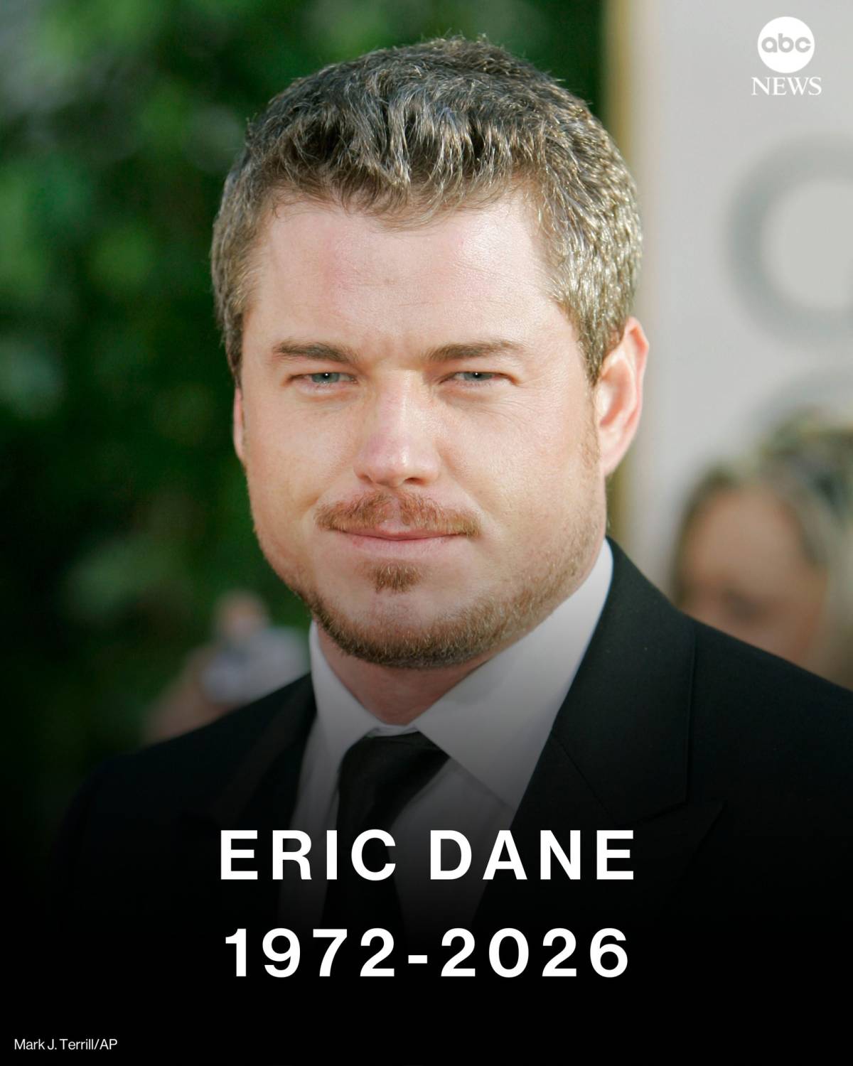 BREAKING: Actor Eric Dane, best known for his starring role in the long-running ABC medical drama "G...