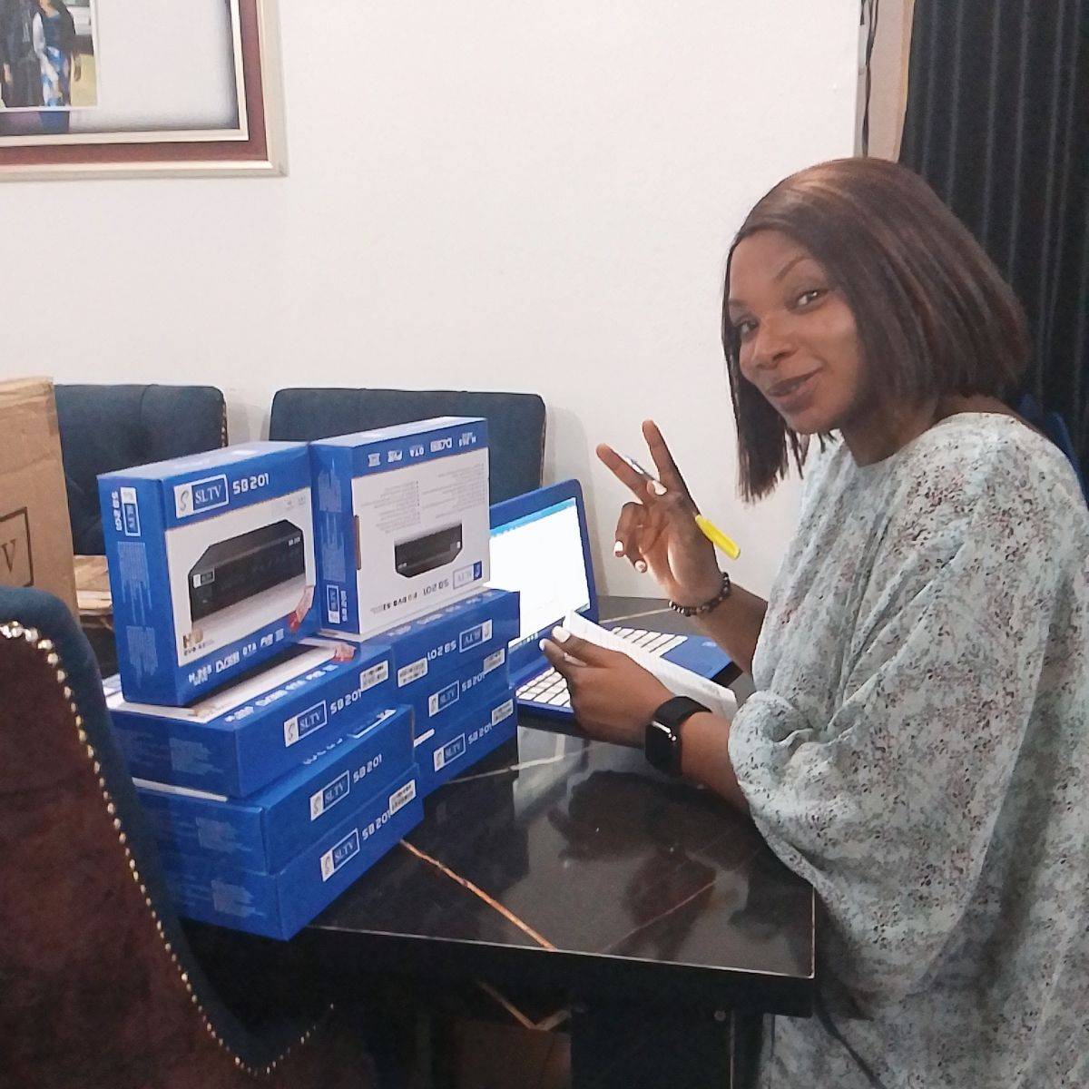 Another side hustle of Mine is I Sell SLTV Decoders here in Kubwa Abuja. SLTV is the Most affordable...