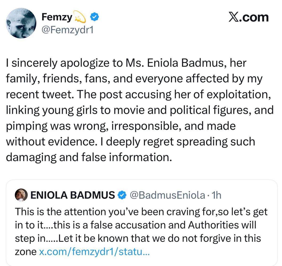 Baba don go apologize, but he forgot that " we don't forgive" . Kiri Kiri uniform in view ๐.
His ol...