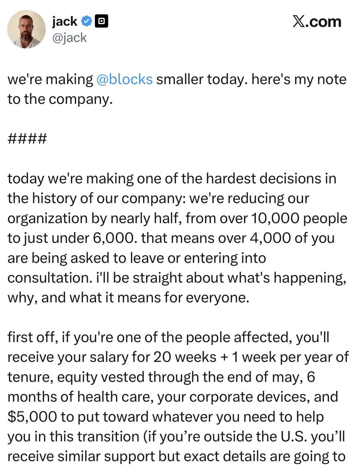 Jack replacing human staff with AI.
AI will likely take over all our jobs in the nearest future. 40...