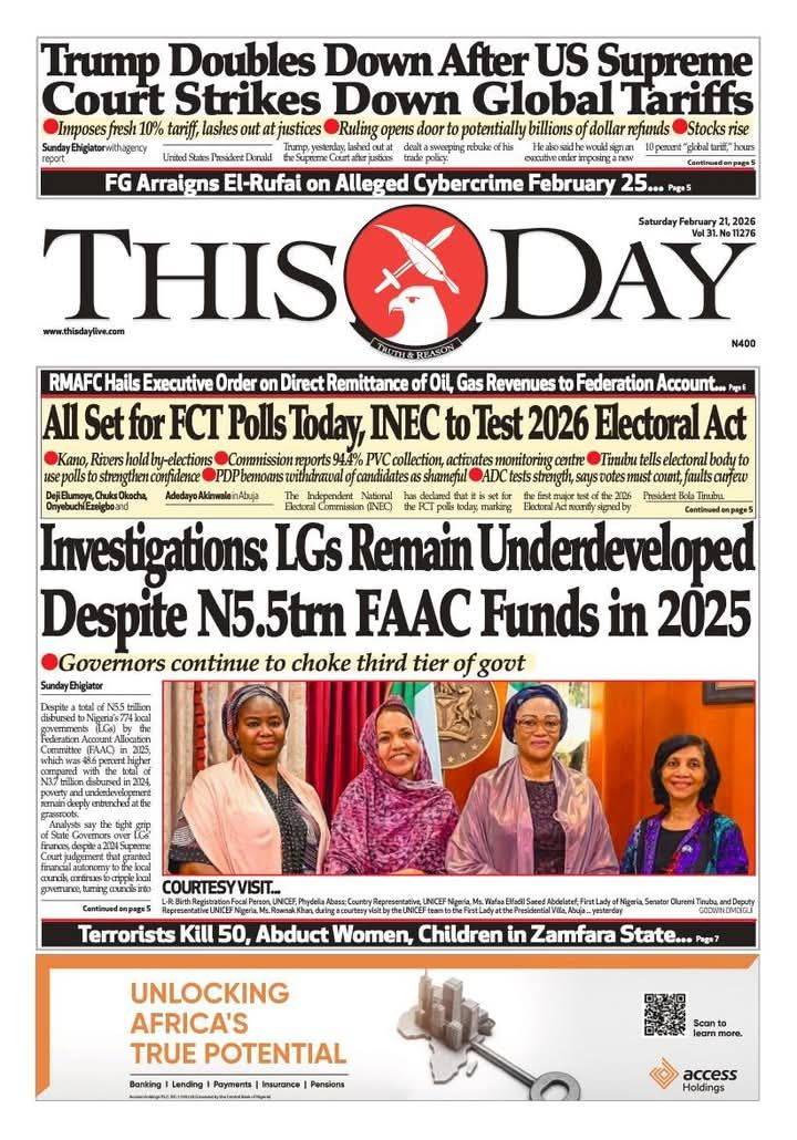 Tori For Tan-Mek We Tok
See wetin dey for inside Newspaper for Naijiria, Ghana, Kenya and obodo oyib...
