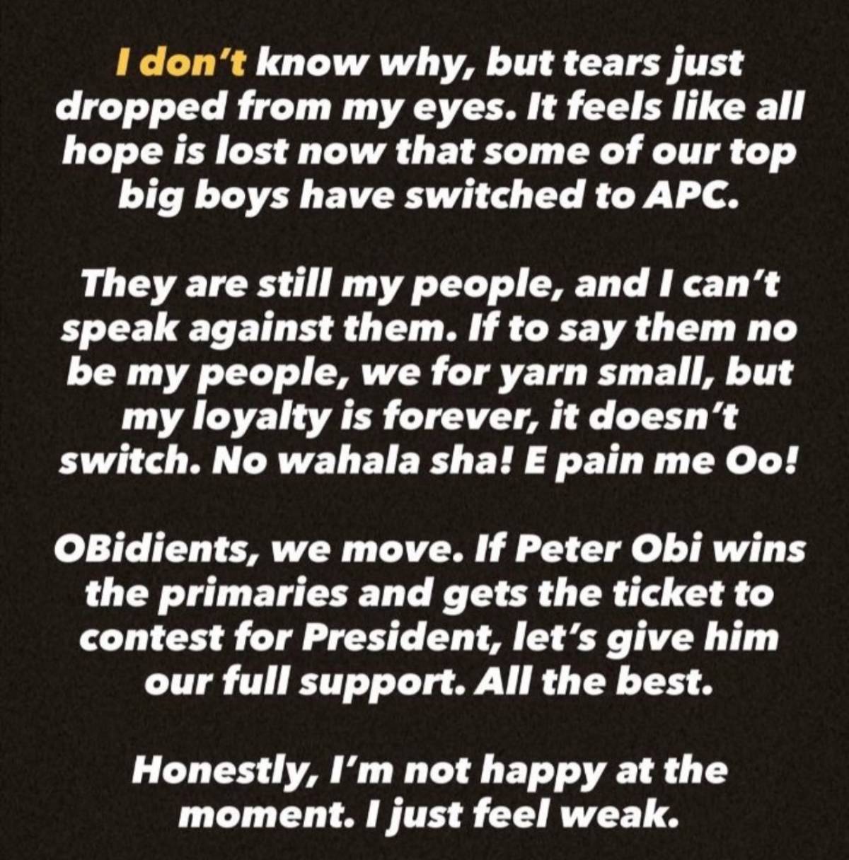Bro Tunde, na man you be.
#LekeeLekee #NaijaPride #Unku_OJ