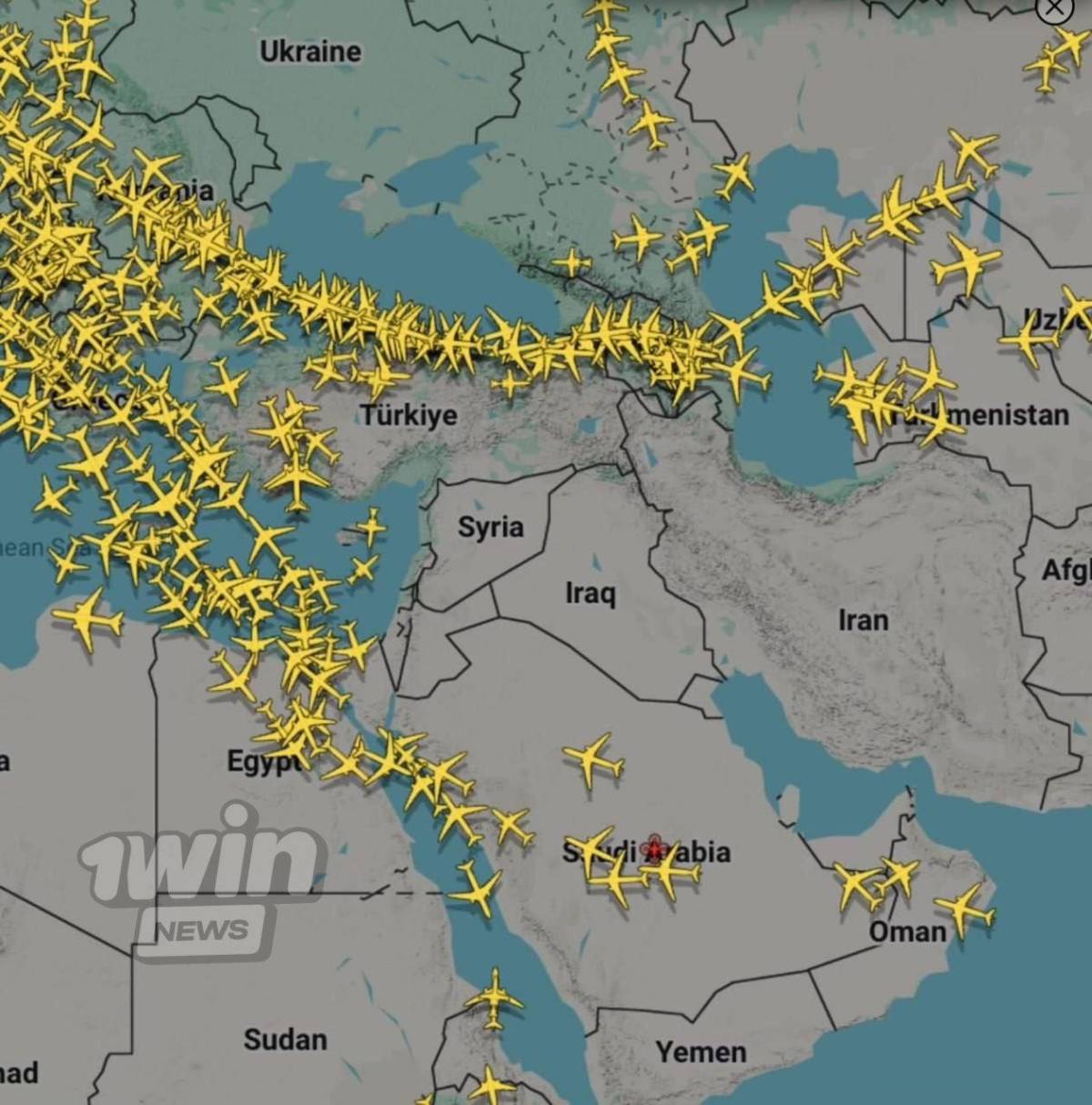 Air flights between Europe and Asia are urgently changing routes
They are now being rerouted throug...