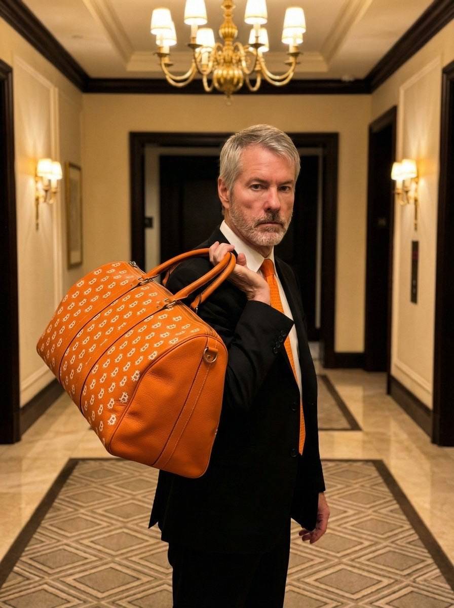 📸 Saylor says his orange bag is too small
Hinting more BTC buys coming
When the bag feels small…...