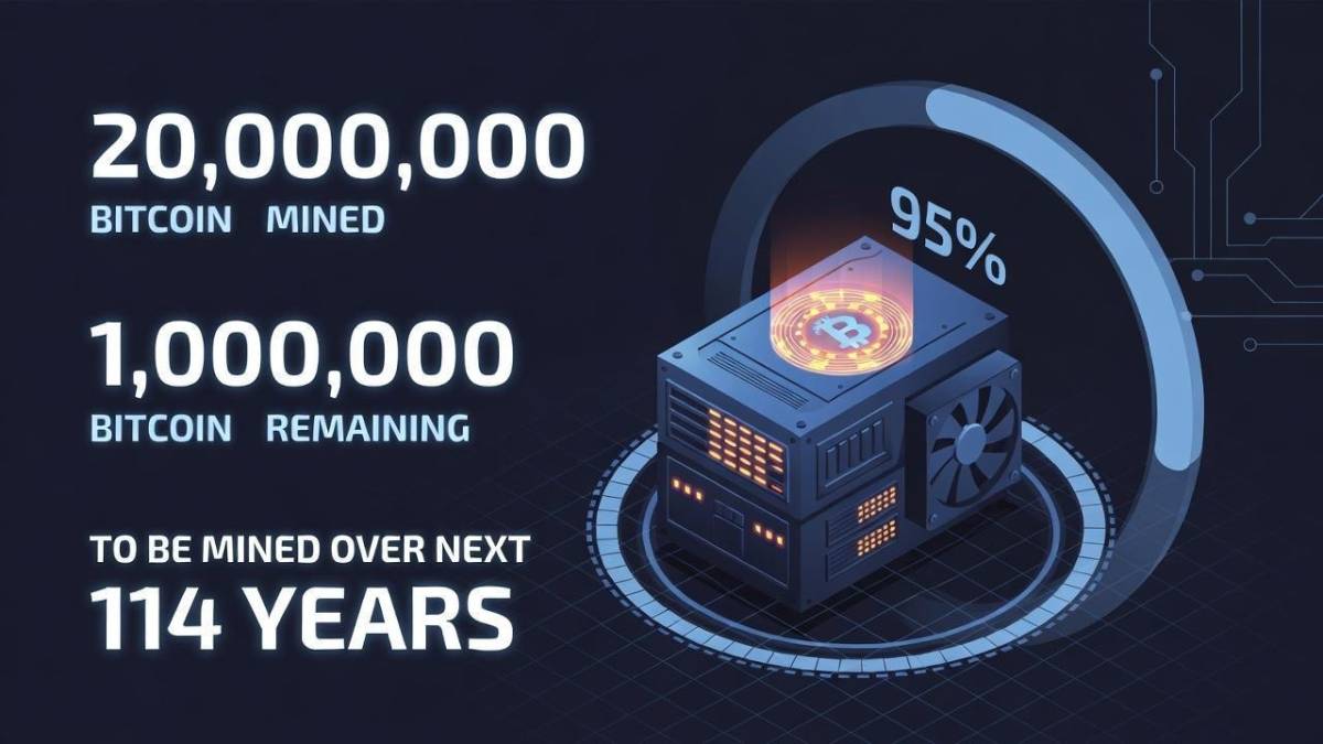 ๐ช 20,000,000 Bitcoin has just been officially mined
Only 1,000,000 BTC left to mine for the next 1...