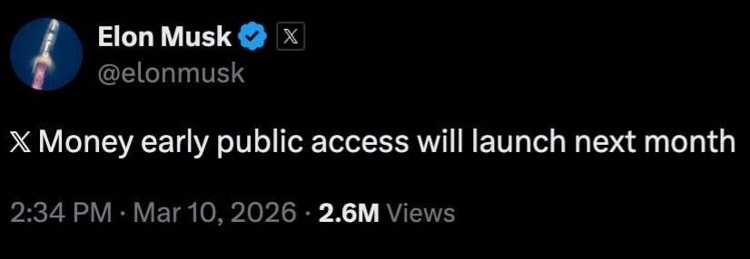 โก๏ธ Elon Musk announced ๐ Money early public access for next month
