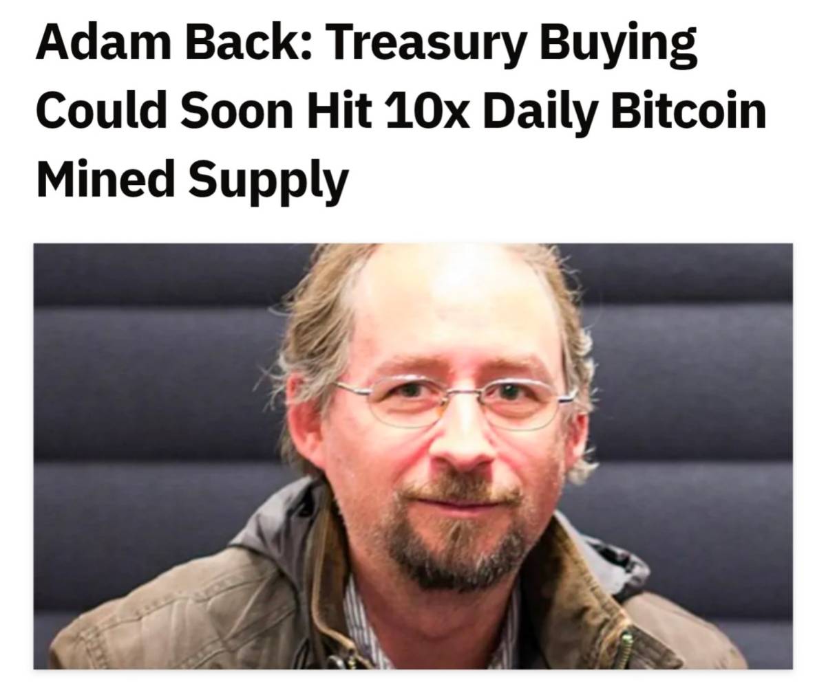 ๐ช Blockstream CEO says Strategy may soon be buying 10x the daily mined supply of Bitcoin