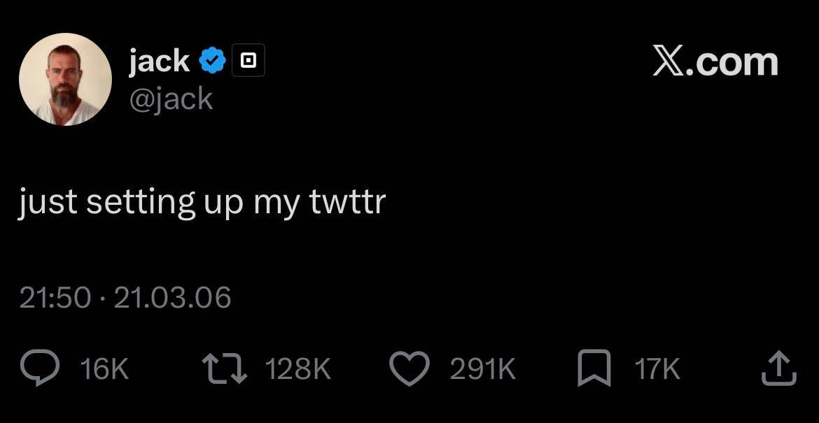⚡️ Just History: Twitter (X) turns 20
On this day, March 21, 2006, the platform’s creator — Jack D...