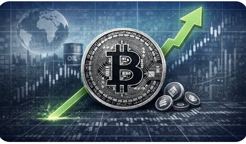 Crypto Market Jumps to $2.38T as Trump Signals Iran De-Escalation, Bitcoin Eyes $70K.
#news #crypto...