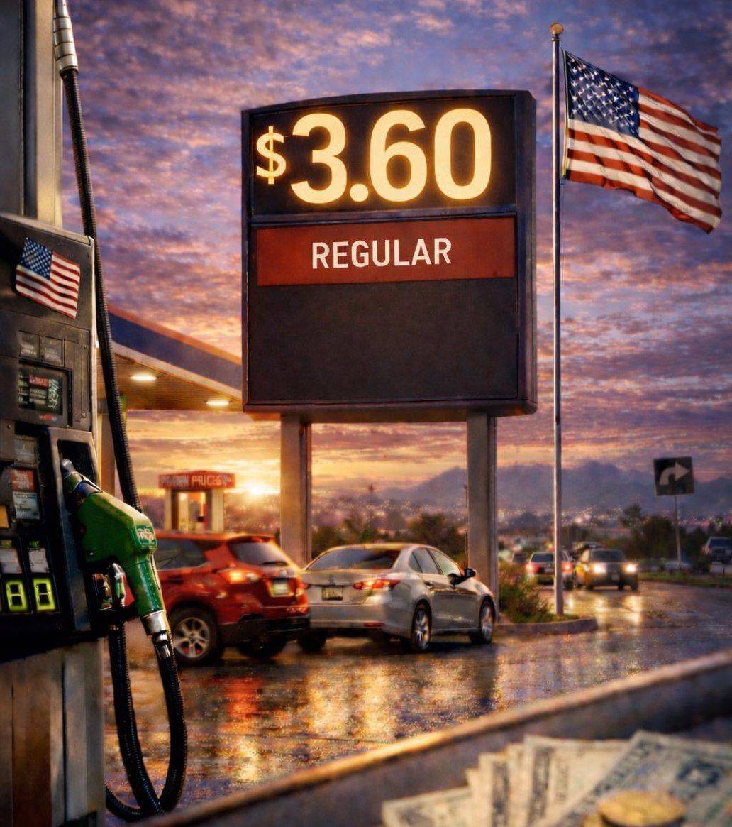 JUST IN: 🇺🇸 Average US gas prices rise to $3.60 for the first time since May 2024.
#oil🛢️ #news