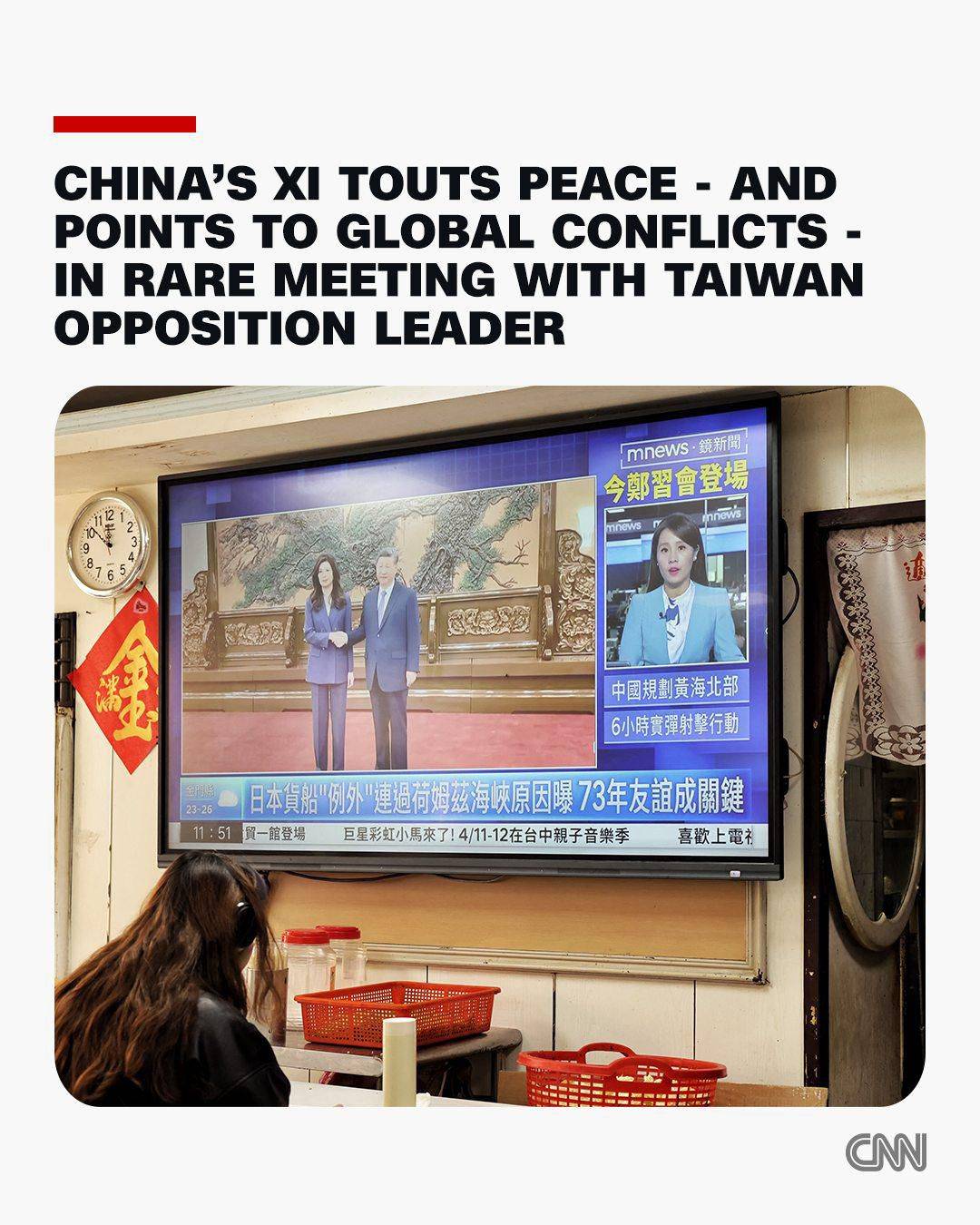 Chinese leader Xi Jinping invoked ongoing global conflicts and the need for peace during a landmark...