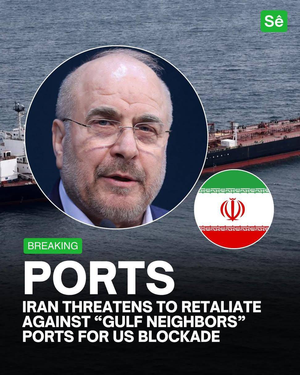 BREAKING: Iran has threatened retaliation against the ports of its Gulf neighbors after the U.S. mil...