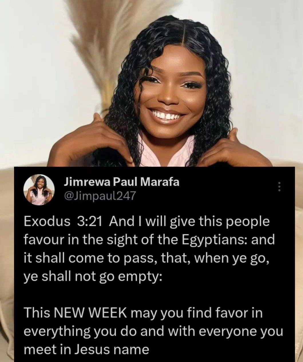 MAY THE LORD FAVOR YOU EXCEEDINGLY IN JESUS NAME