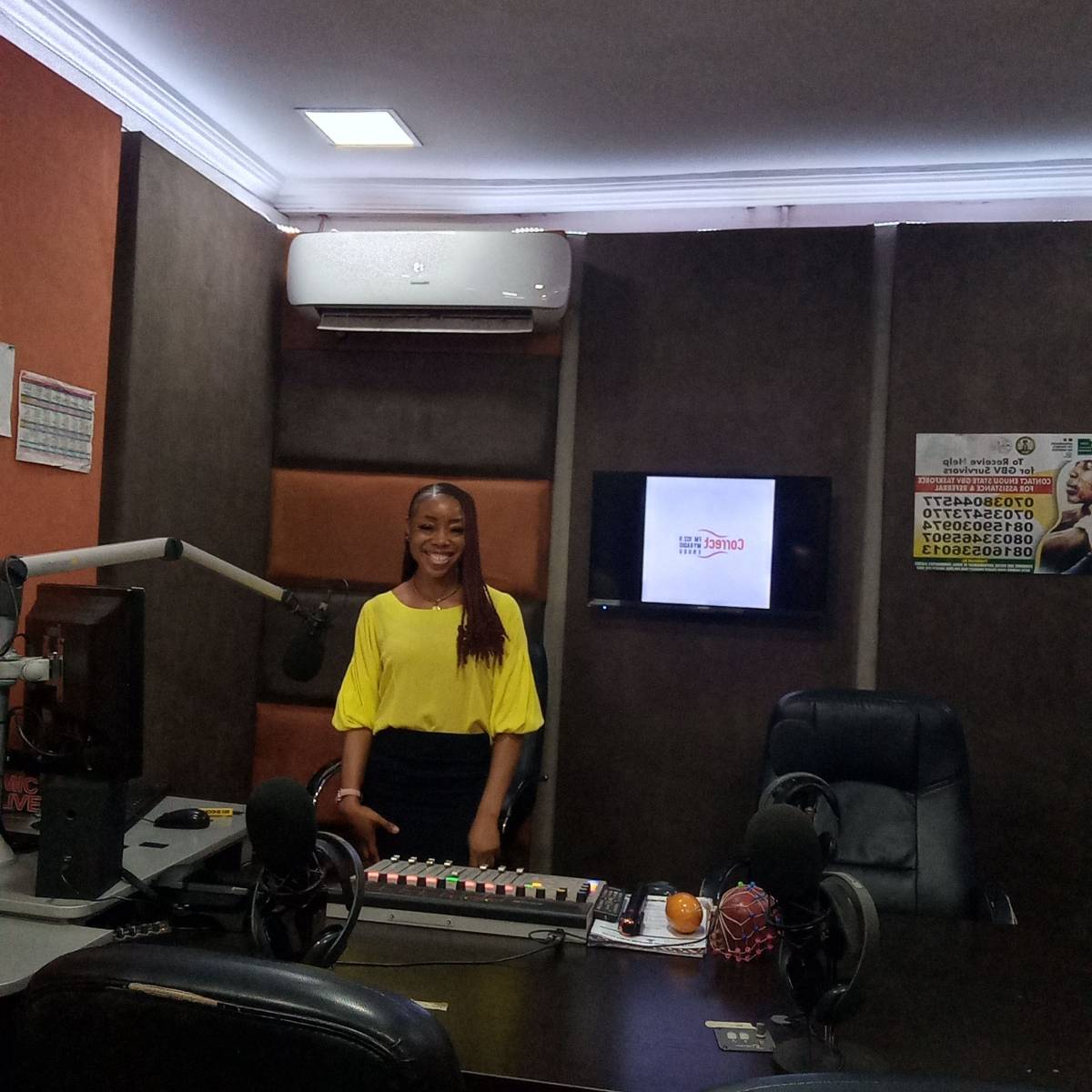 Stepping into my happy space — the radio studio. at the start of a new week is a different kind of e...