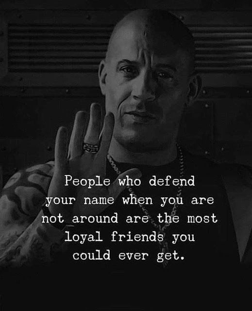 THERE ARE LOYAL FRIENDS no matter how bad it is.
