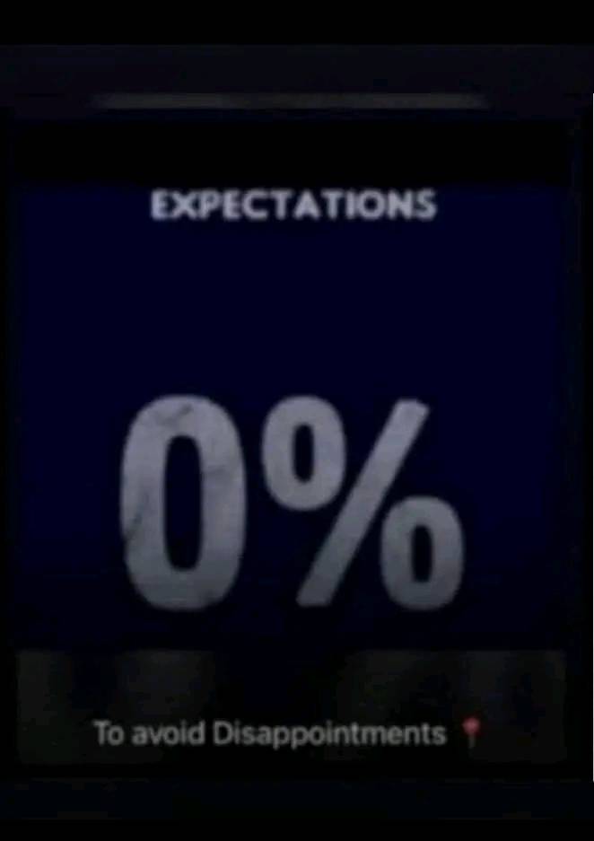 EXPECT NOTHING....