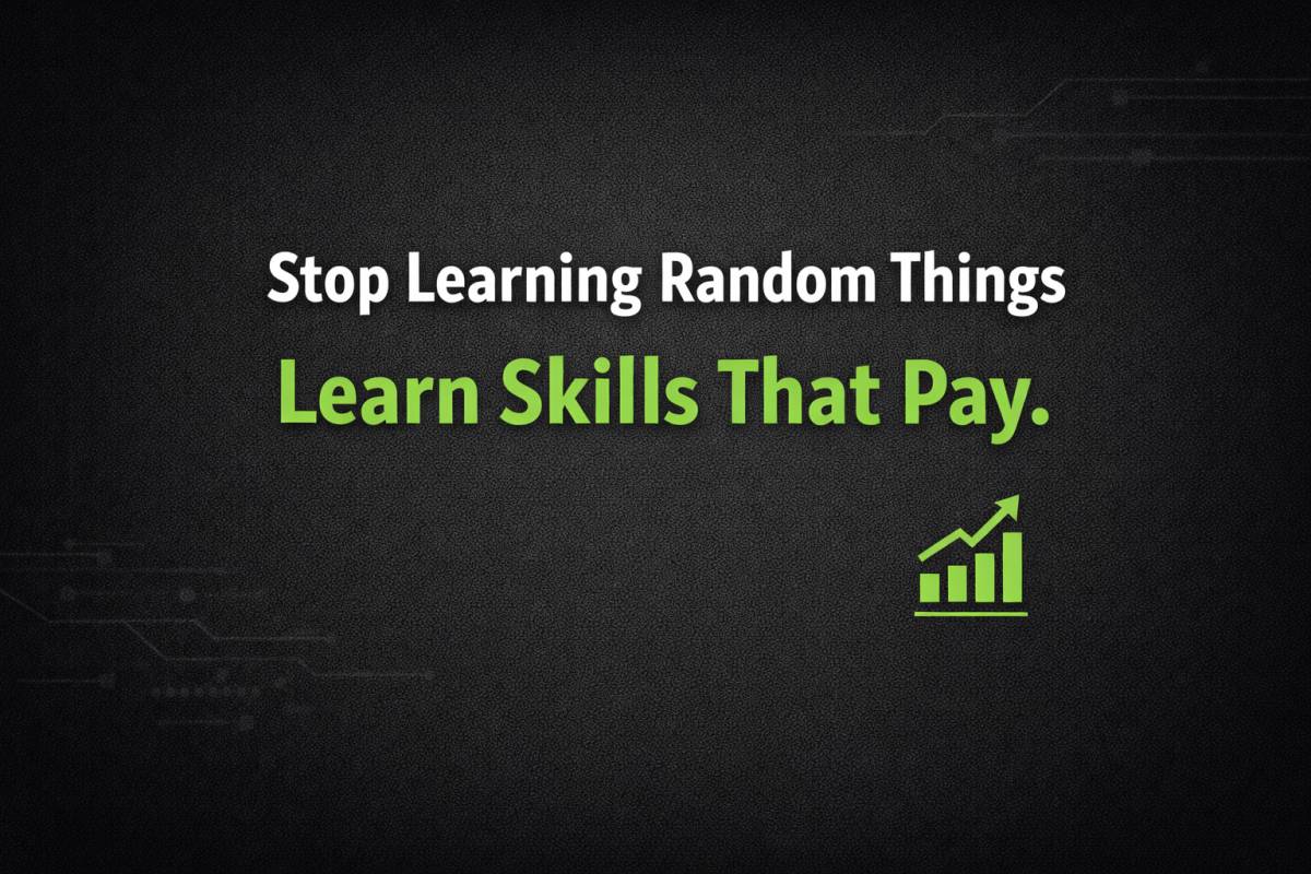 INVEST IN HIGH-INCOME SKILLS
Top high-income skills to learn:
✔Coding &AI
✔DigtalMarketing
✔Sales...