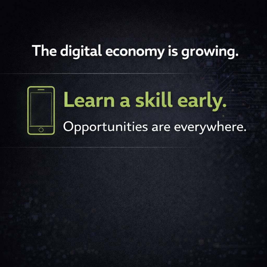 The future belongs to those who learn early and adapt fast. ๐ฑ
In the digital economy, one skill can...